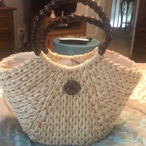 Straw Bag with Handles